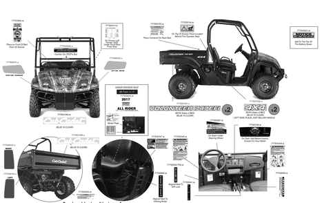 Part Location Diagram of 777X48101 MTD LABEL-UV FRONT REF